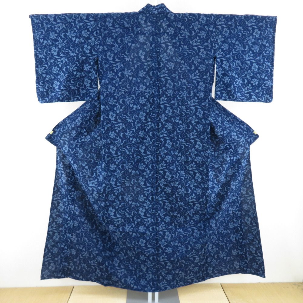 一閑張り 一閑張りバッグ 古文書 和紙 花絵柄 大正 着物 桜 紅葉 京