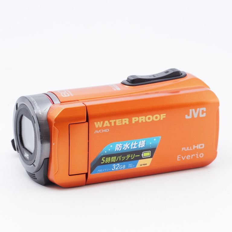 JVC KENWOOD ビデオカメラ 32GB オレンジ GZ-R300-D-