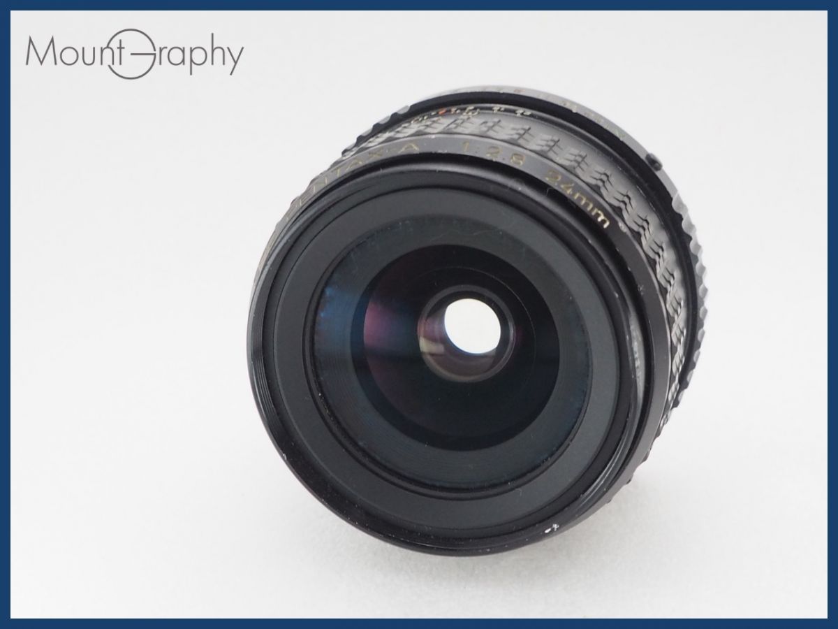 ☆実用美品☆ PENTAX ペンタックス SMC PENTAX-A 24mm ショップ F2.8 同梱