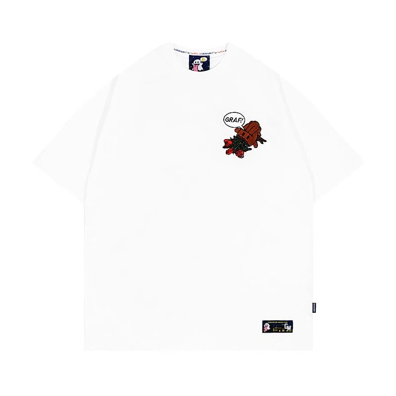 40％OFF GRAF＆WU 12バックゴースト刺繍　半袖Ｔシャツ　新品未使用 40％OFF GRAF＆WU 12バックゴースト刺繍 半袖Tシャツ 新品未