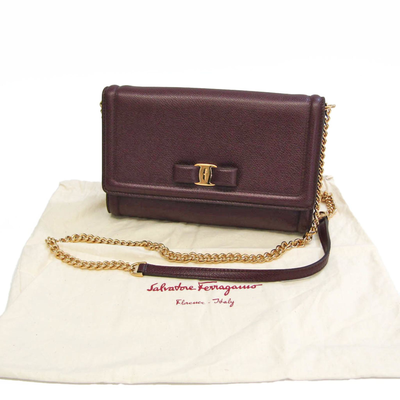 【美品】Salvatore Ferragamo AU-22/C940 サルヴァトーレ・フェラガモ(Salvatore Ferragamo) ヴァラ