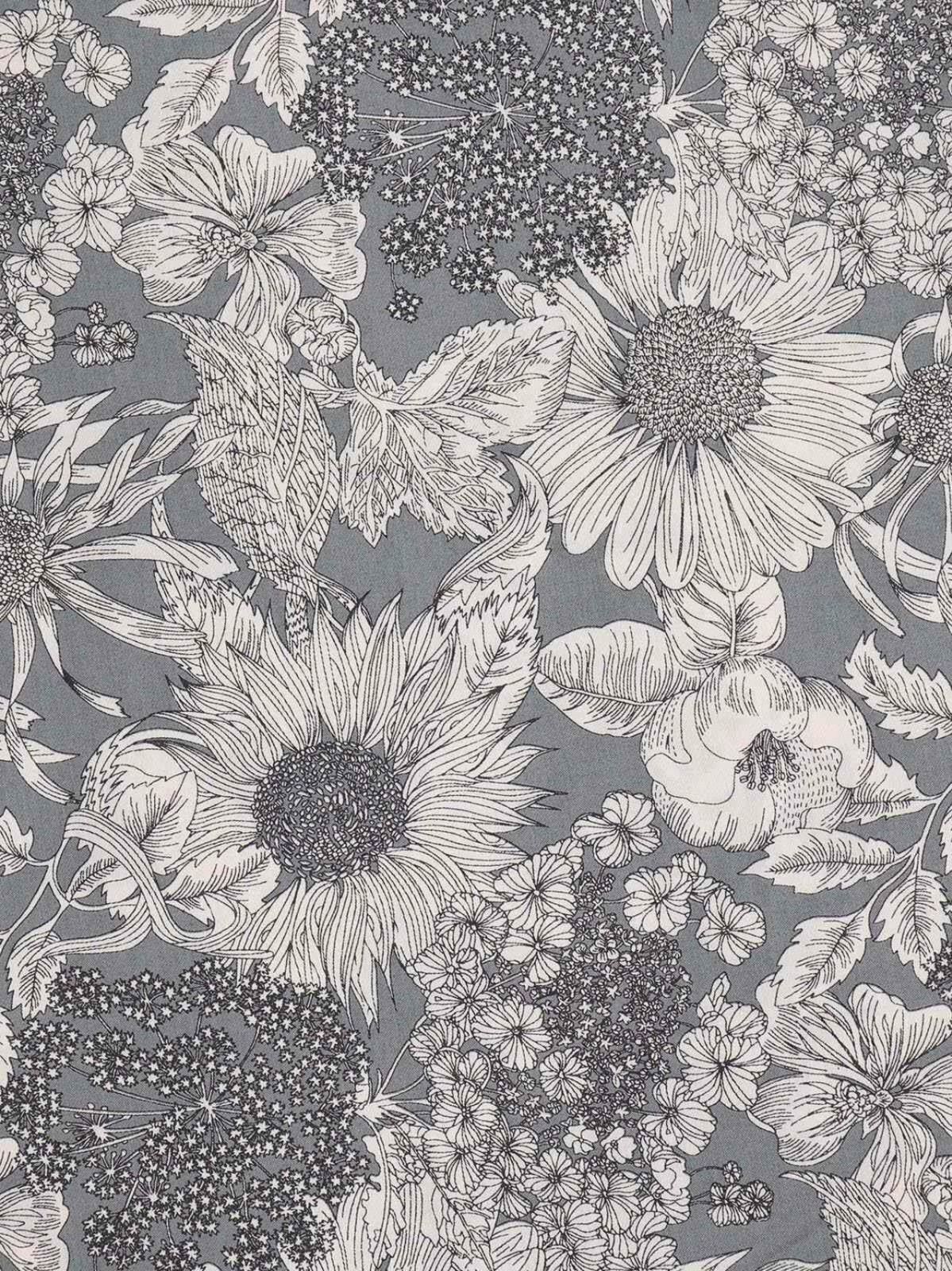 sosotto(ソソット)LIBERTY PRINTチビ衿ピンタック前開き