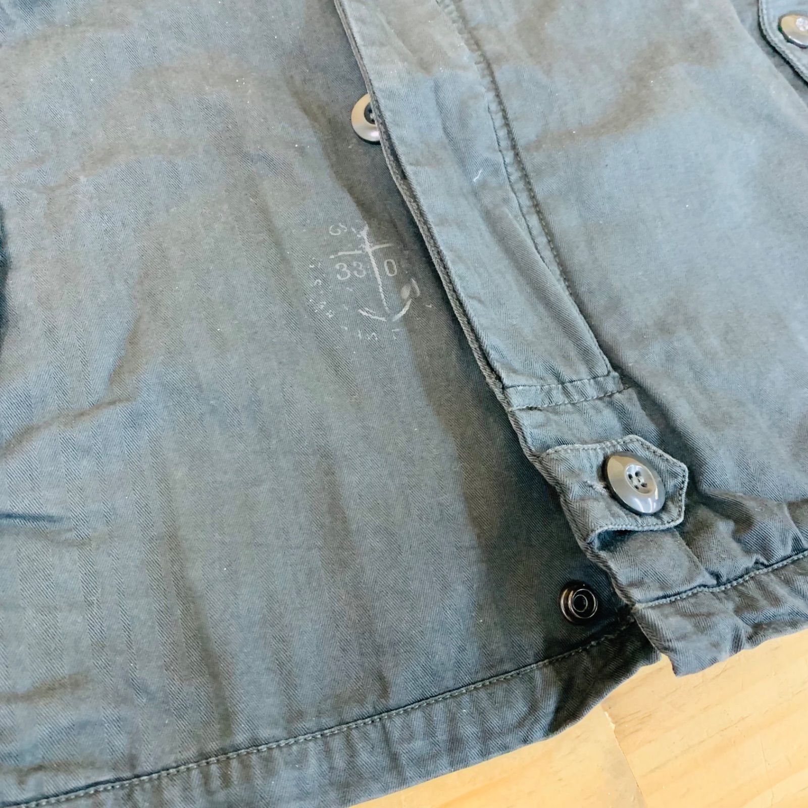 AK33498 G-STAR RAW ジースター ミリタリージャケット M 使用感あり