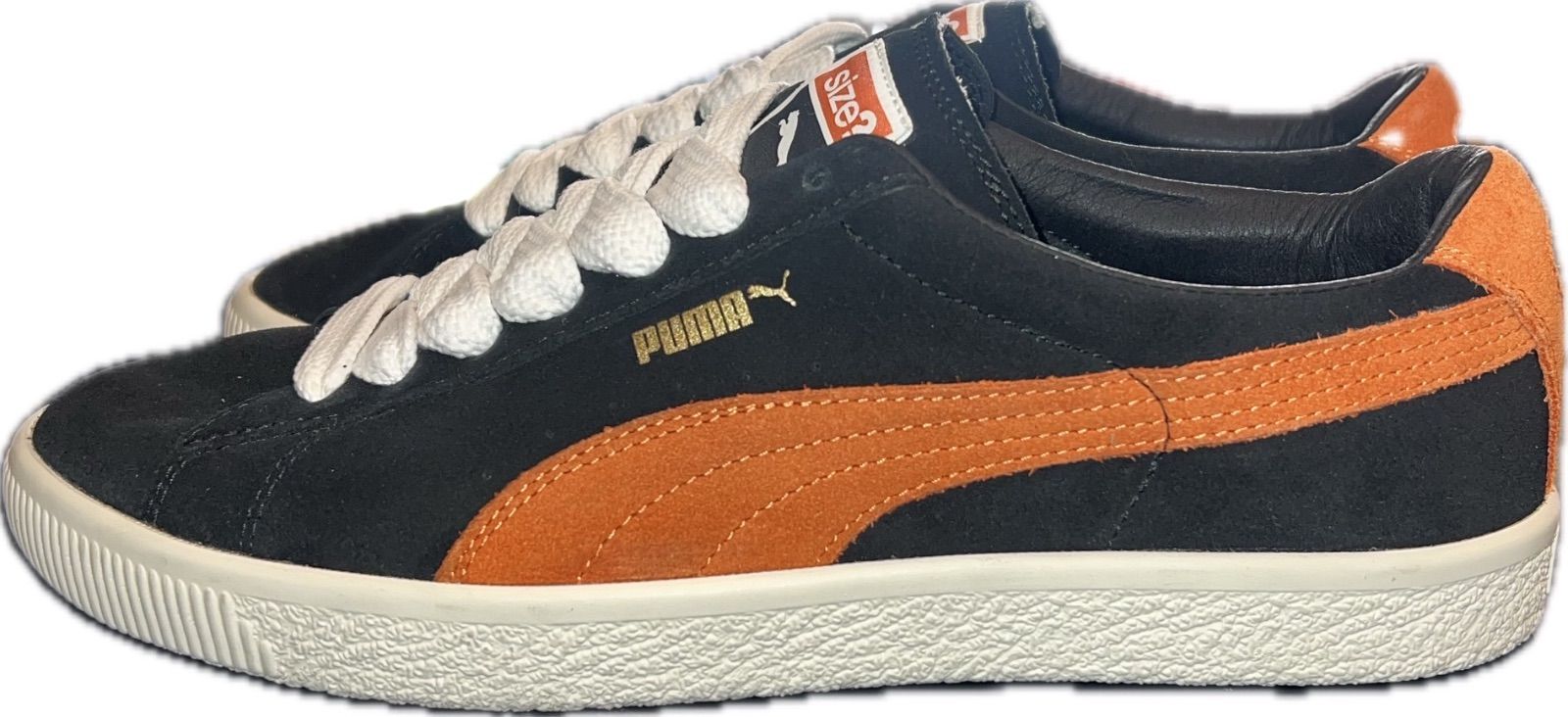 PUMA スエード スニーカー ブラック/オレンジ 28.0cm size? x PUMA Suede Black Orange サイズ? プーマ