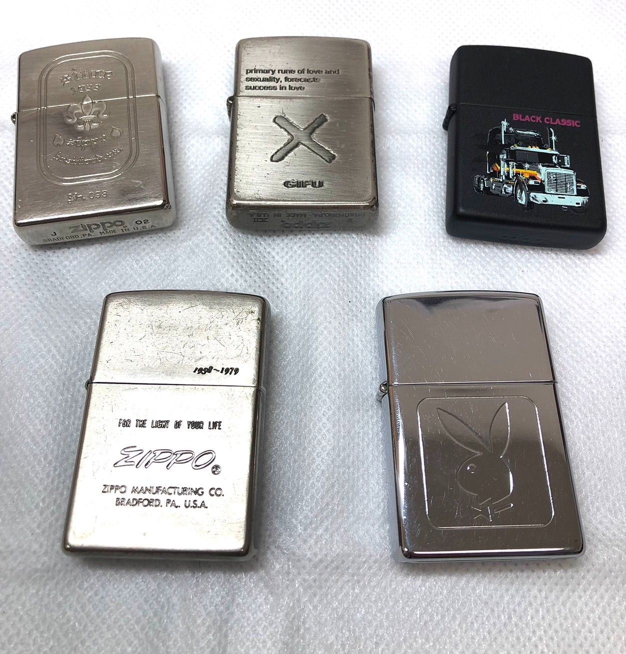 ジッポー　まとめ売り Yahoo!オークション - 【当時物】 ZIPPO まとめ 5点セット 未
