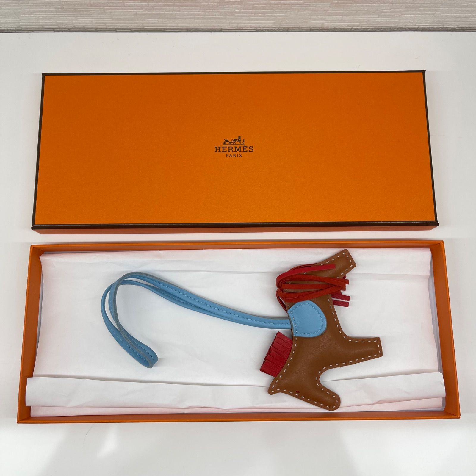 新品】【未使用品】HERMES エルメス ロデオPM ホワイトステッチ バッグ ...