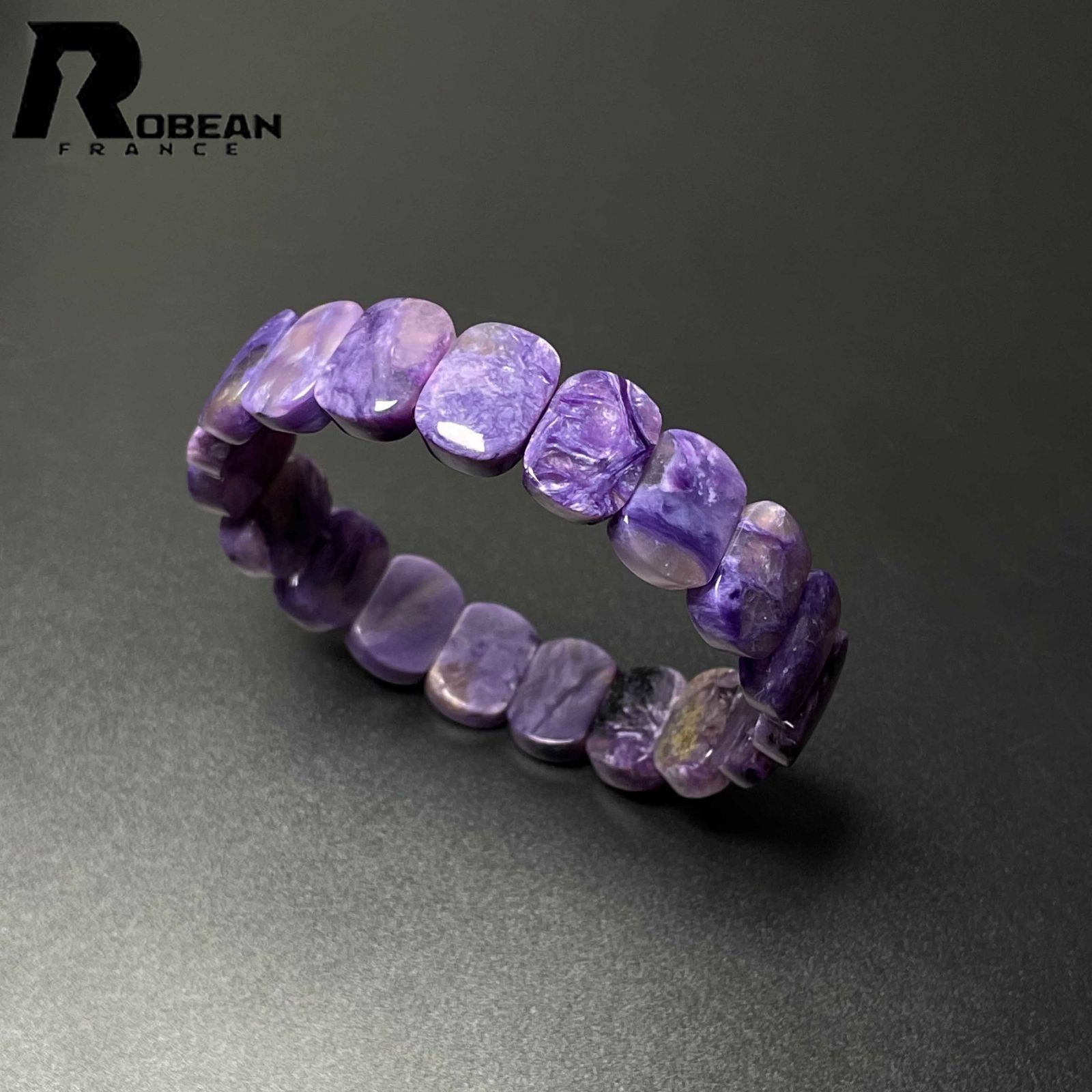 限定1個】 レア EU製 ☆ROBEAN・チャロアイト・バングル 