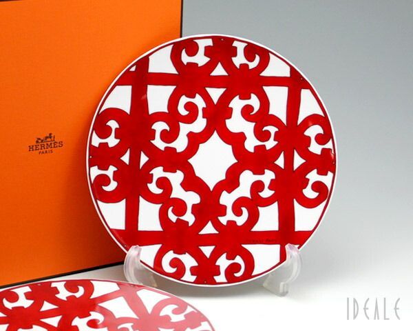 HERMES ガダルギヴィール プレート、21cmです。 HERMES エルメス ガダルキヴィール 21cmプレート ペア 名入れ