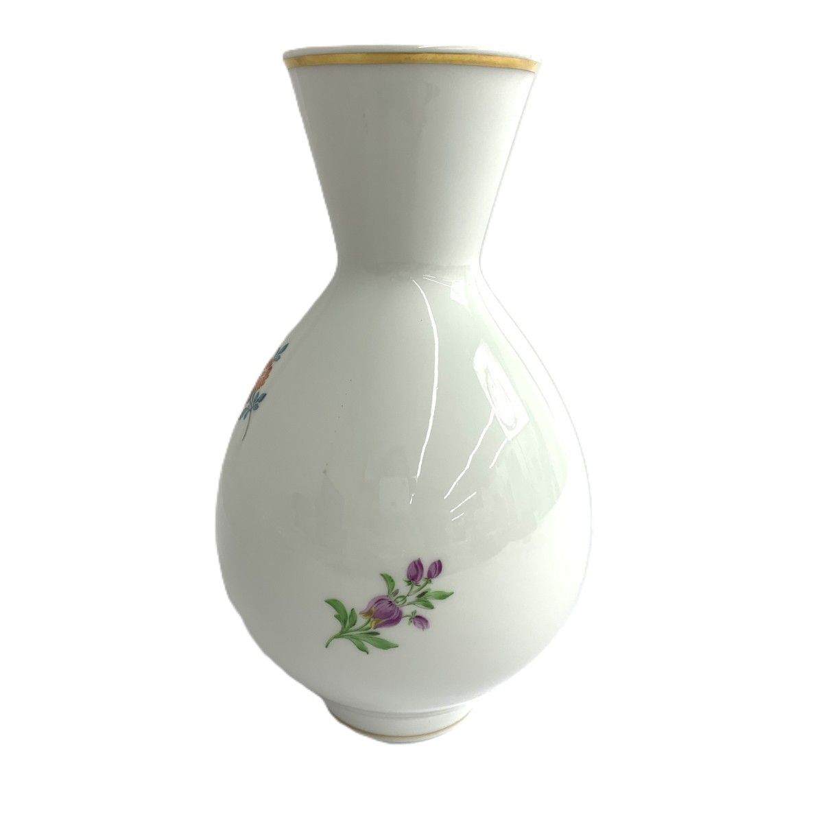 Meissen マイセン アンティーク 華装金彩花瓶 西洋 花瓶