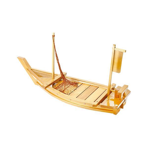 ヤマコー 用美 業務用 白木料理舟 M-80 網付 yamaco41203