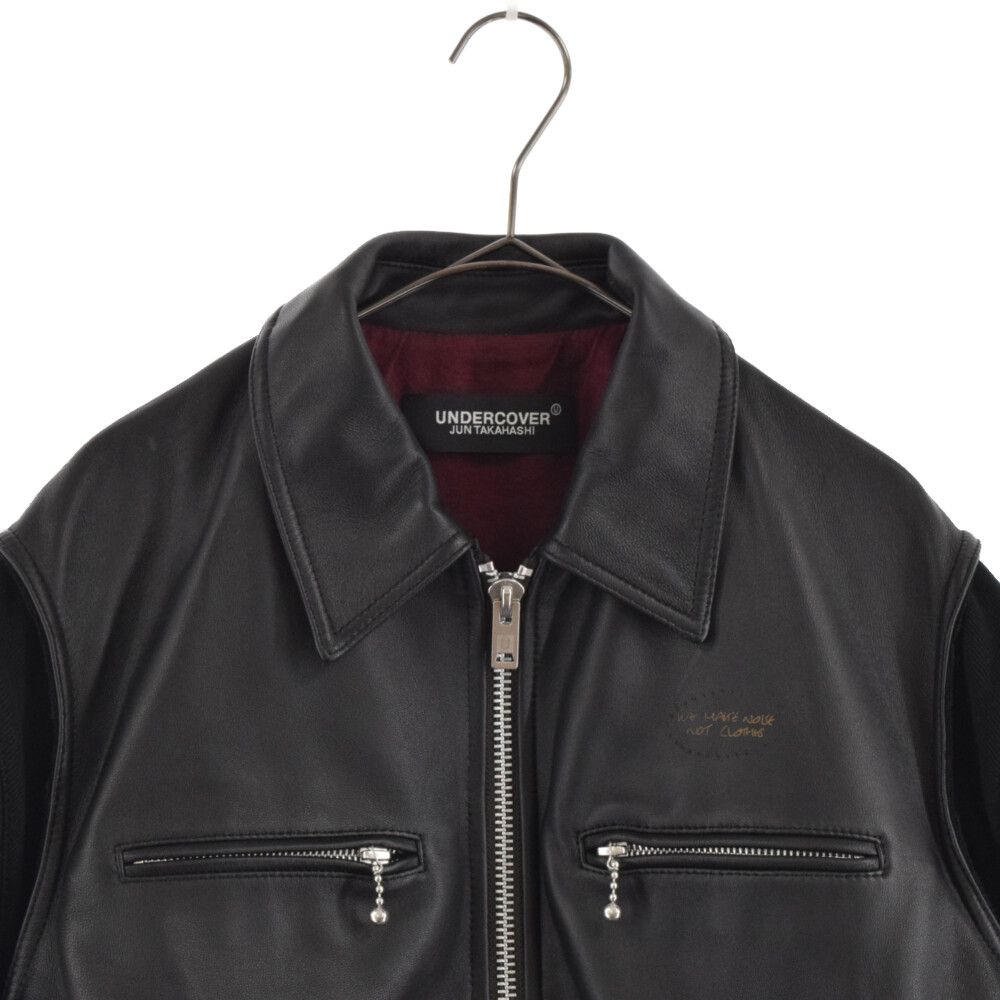 UNDERCOVER (アンダーカバー) 22AW ラムレザーシングルライダース