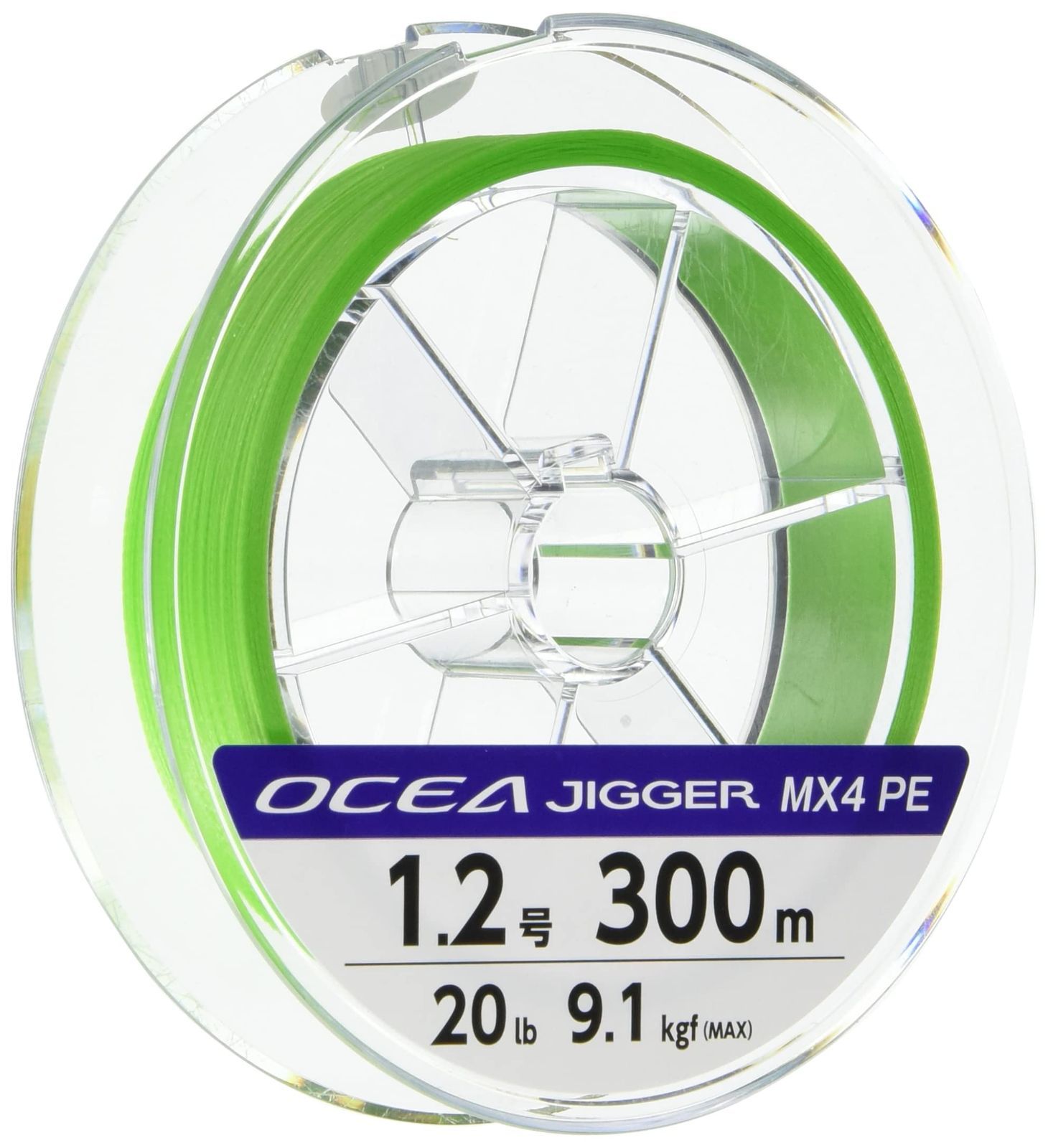 Style:300m_Size:0.8号(13lb)_Color:ライムグリーン シマノ