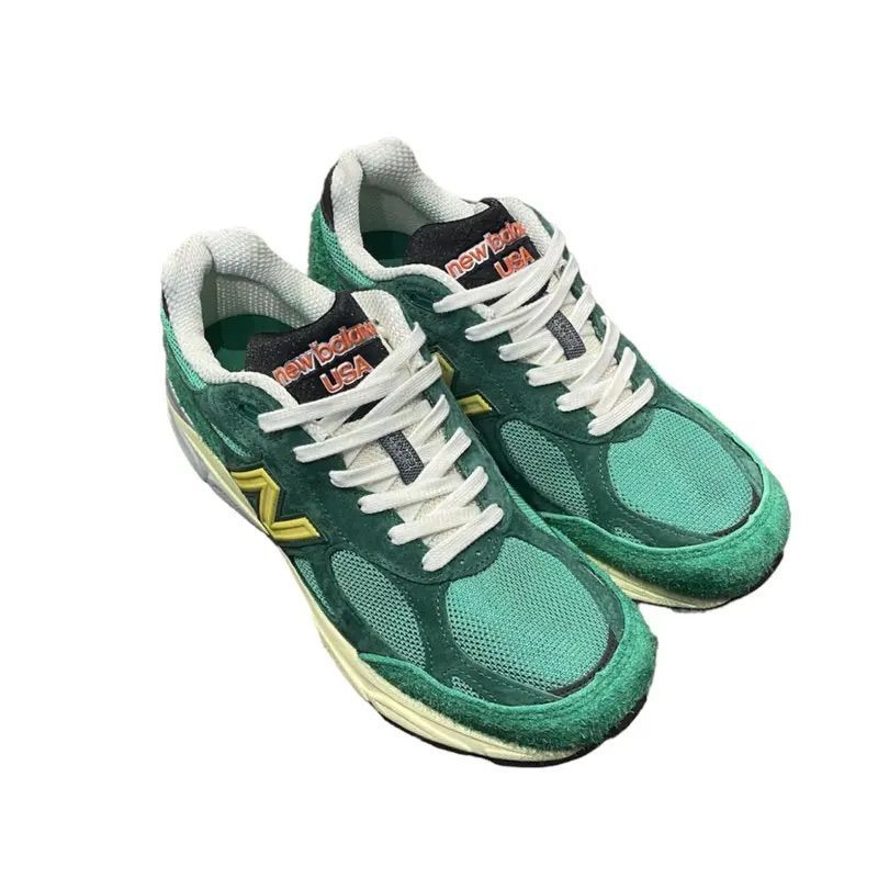 【新品】NEW BALANCE M990GG3 TEDDY SANTIS 「Made in U.S.A」 GREEN/YELLOW Dワイズ  ニューバランス グリーン イエロー テディ サンティス USA ENCAP VIBRAM メンズ スニーカー