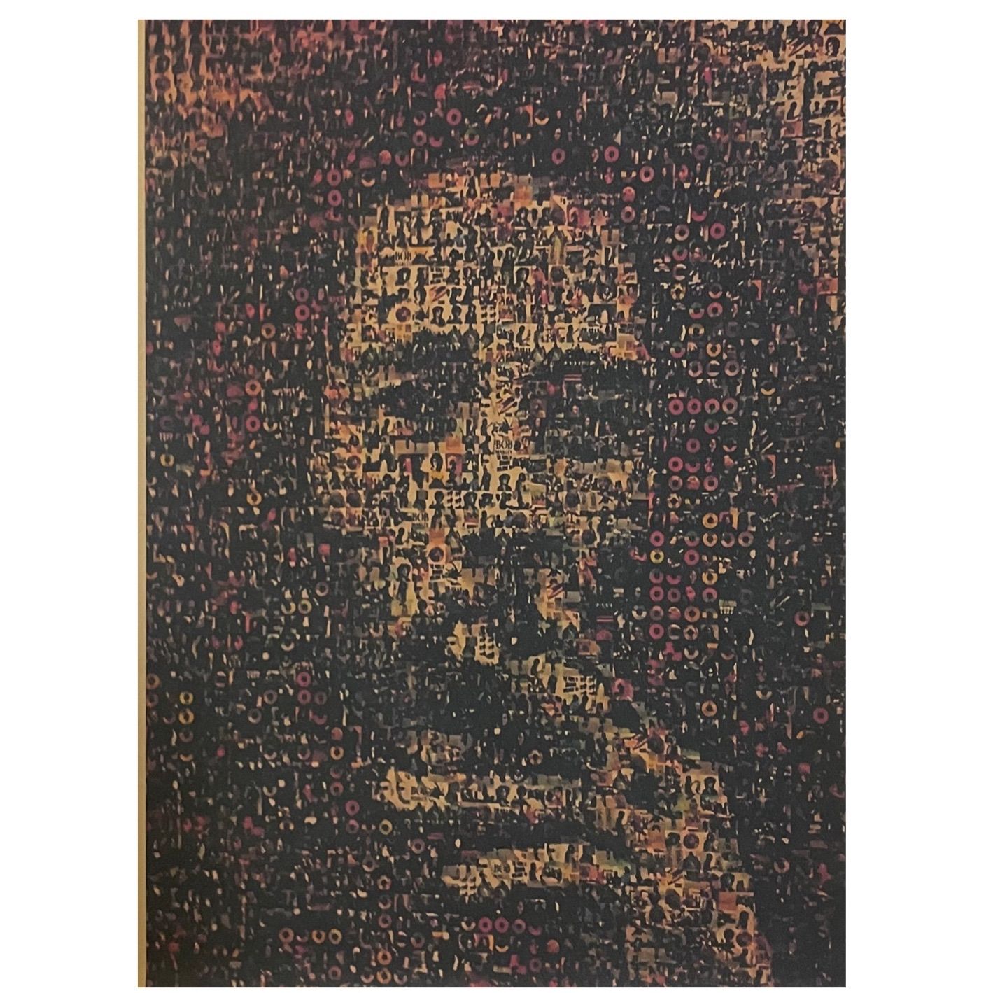 K631A4 ボブマーリー ポスター モザイクアート レゲエ ボブ・マーリー