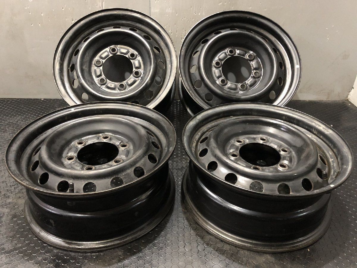 TOYOTA トヨタ 200系ハイエース 純正ホイール 純正スチールホイール 15インチ 4本 6J6HPCD139.7+35　(VHH430)