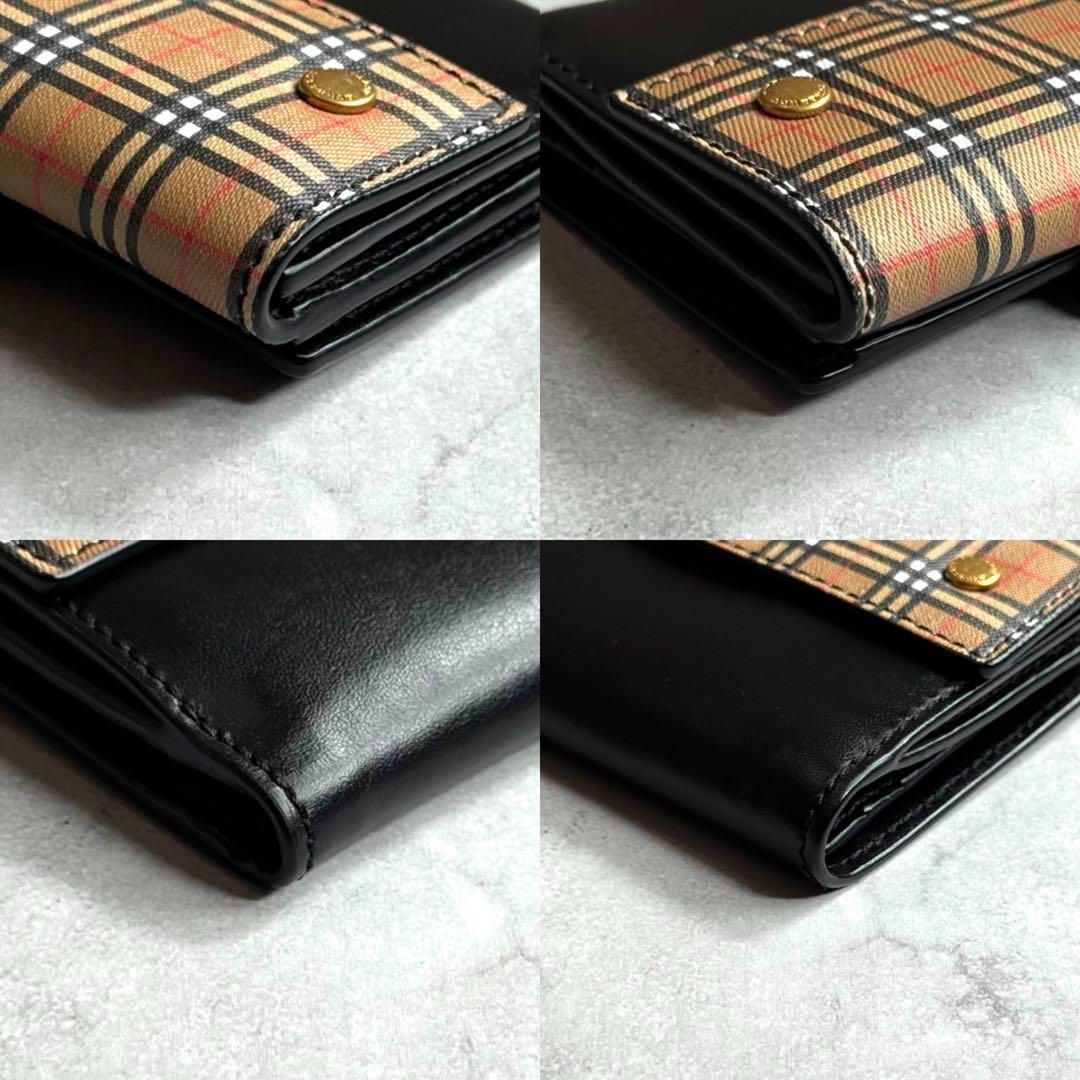 BURBERRY バーバリー / ヴィンテージチェックコンパクトウォレット 三