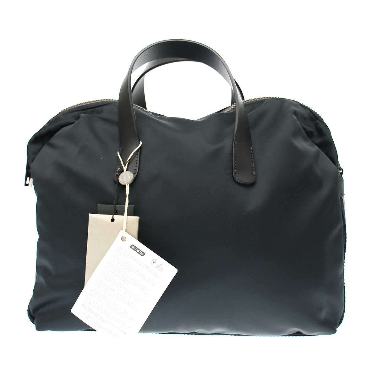 ジョルジオアルマーニ 2wayブラック ボストンバッグ GIORGIO