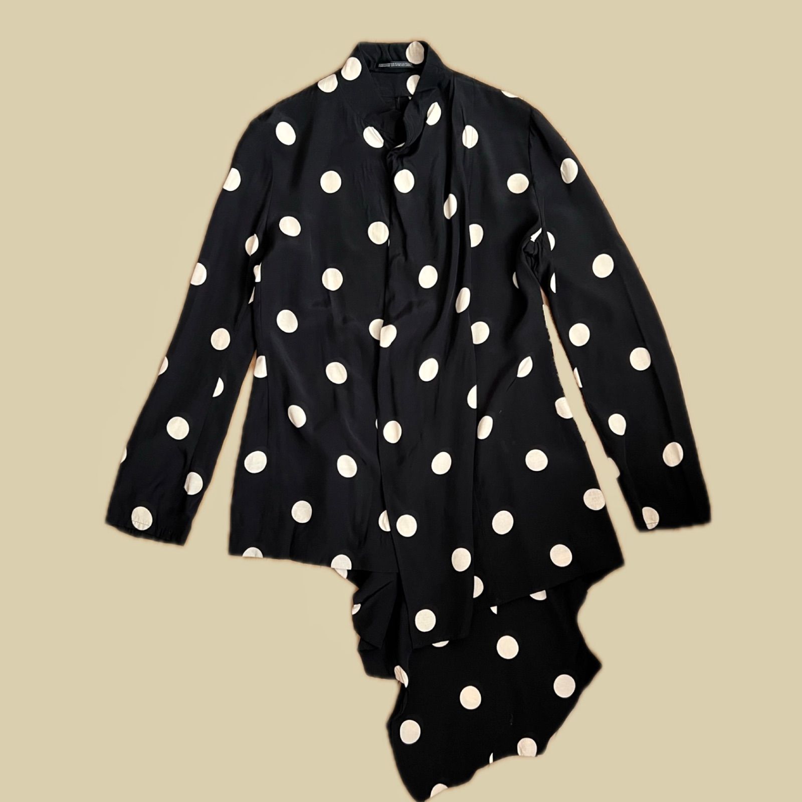 Yohji Yamamoto + Noir ヨウジヤマモトプリュスノアール 変形デザイン 