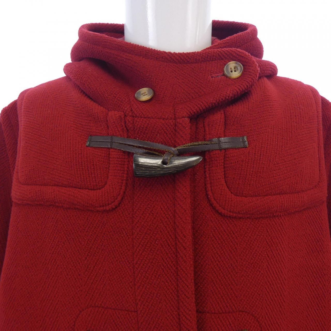 INVERTERE 赤 ダッフルコート INVERTERE ダッフルコート JOSHUA ELLIS社生地 （ORANGE