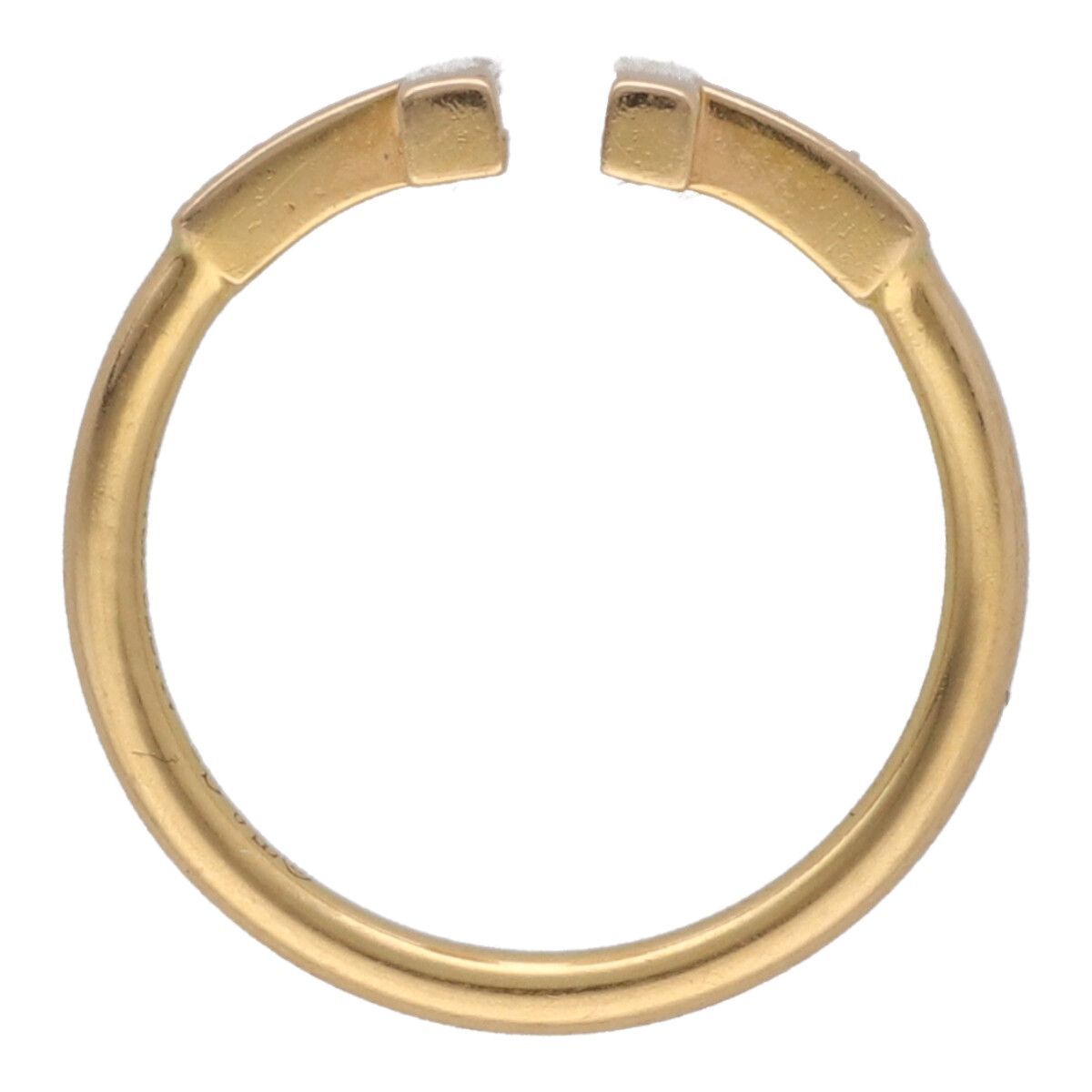 中古】 Tiffany ＆ Co. ティファニー Tワイヤー リング YG 60147352 13 