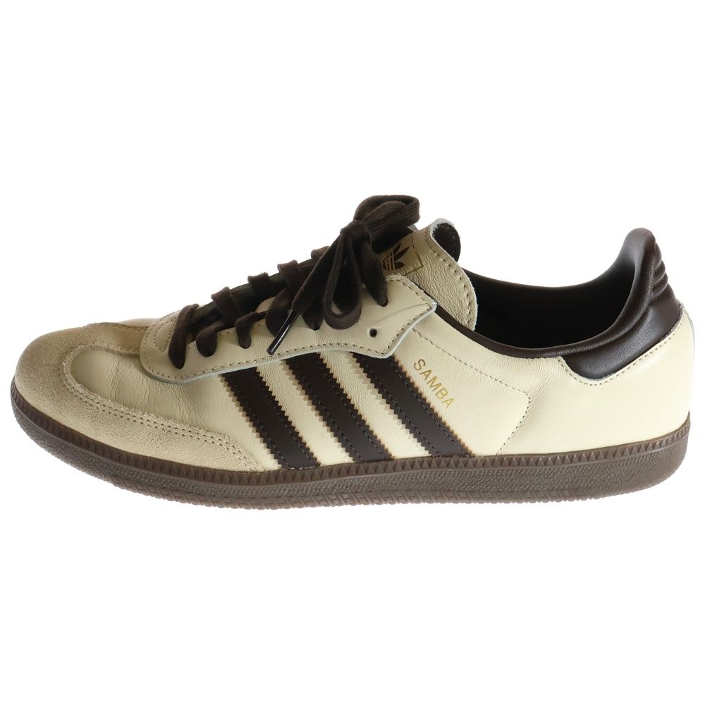 adidas (アディダス) Samba OG Cream White/Dark Brown/Gum サンバ OG