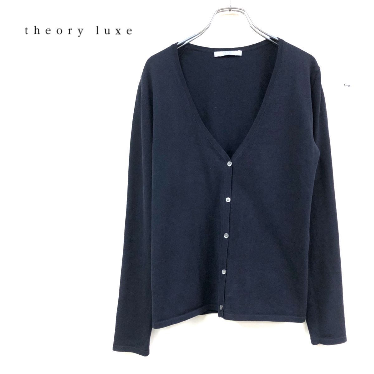 中古】theory luxe(セオリーリュクス) カーディガン 長袖 ダーク