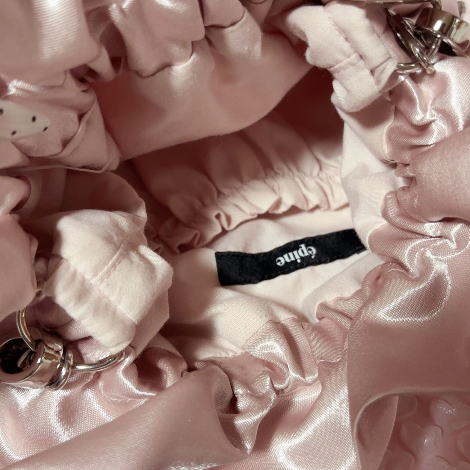 ビジュー付き ショルダーバッグ