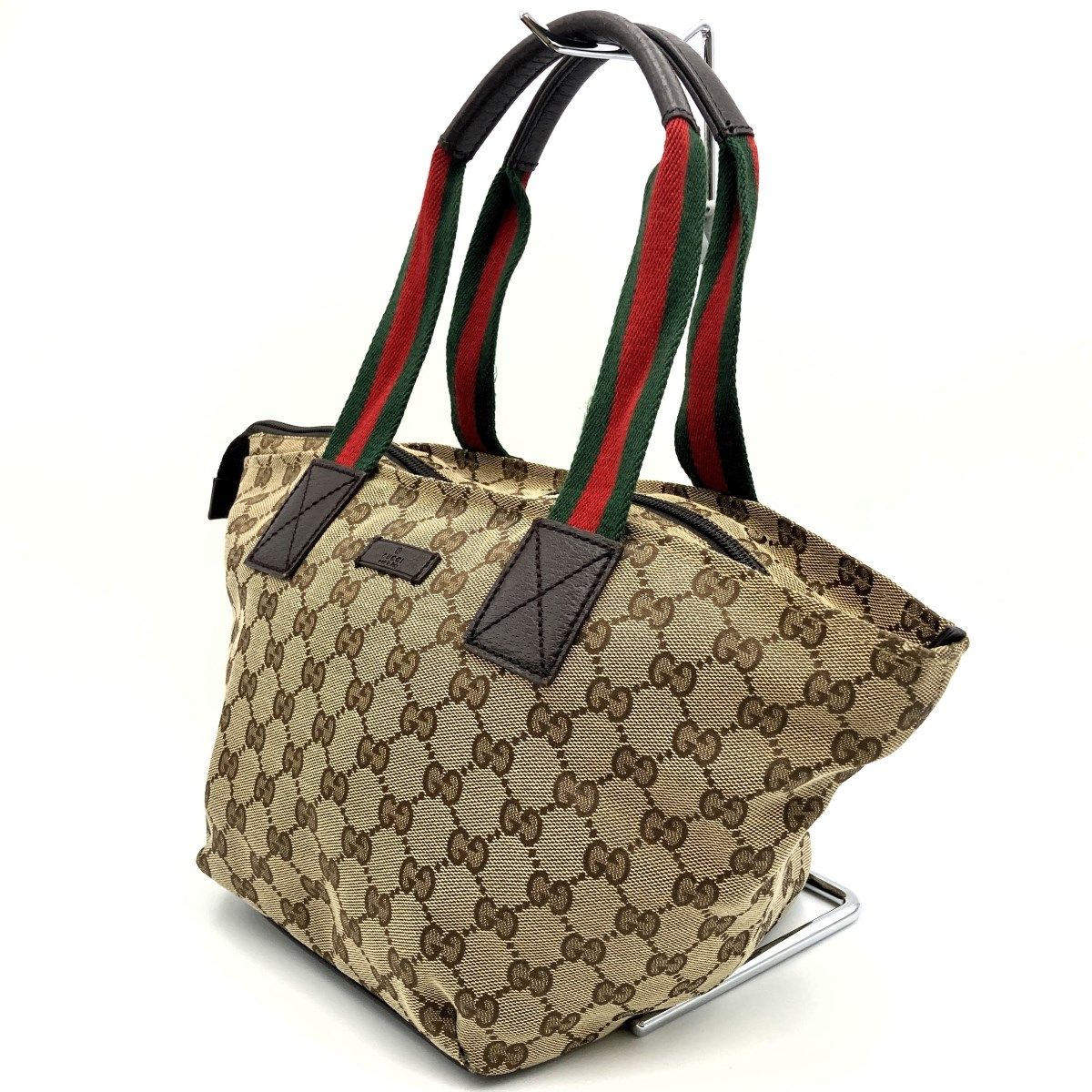 e28必見! GUCCI グッチ GG柄 トートバッグ ショルダーバッグ 153008 