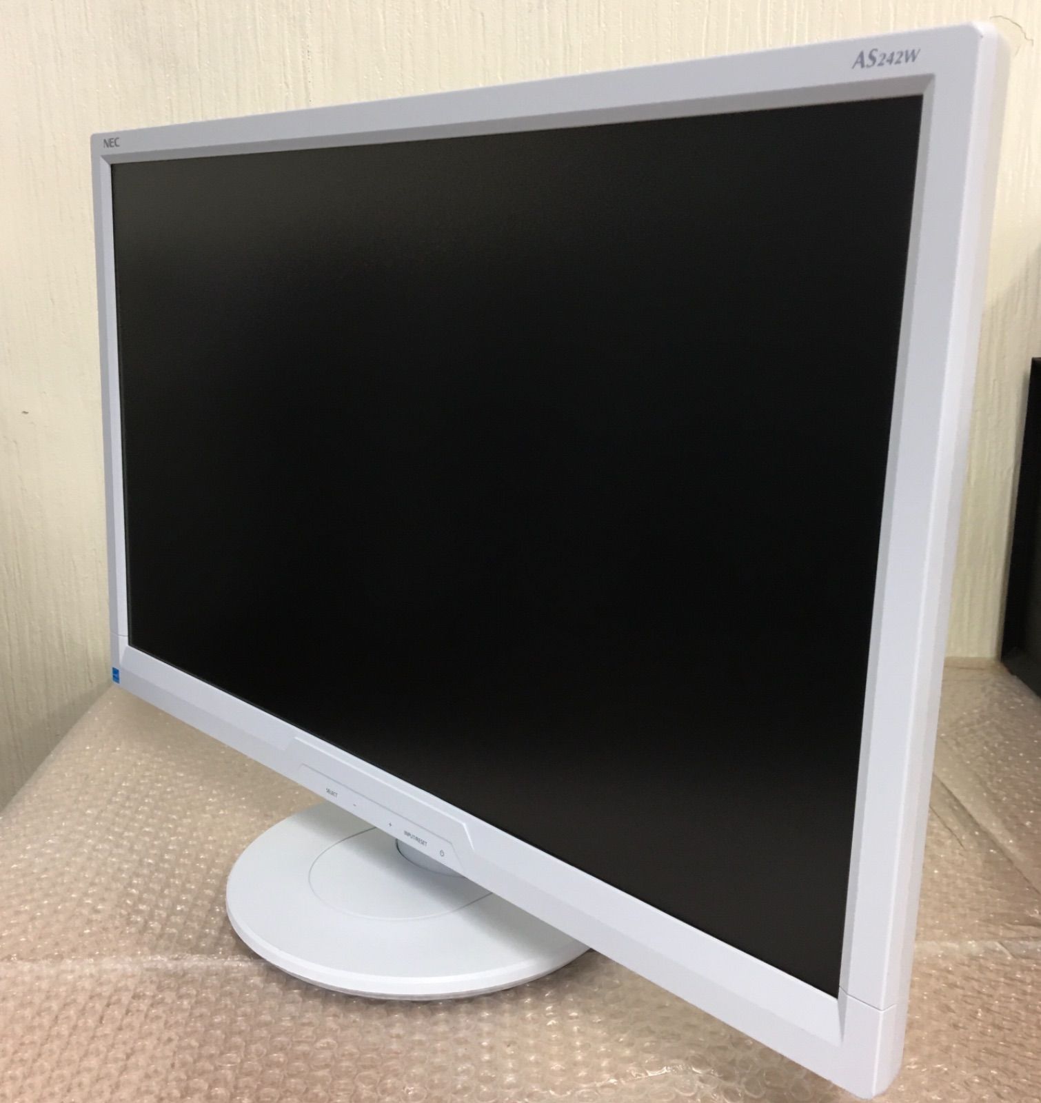 NEC 24型ワイド液晶ディスプレイ(白) LCD-AS242W - メルカリ