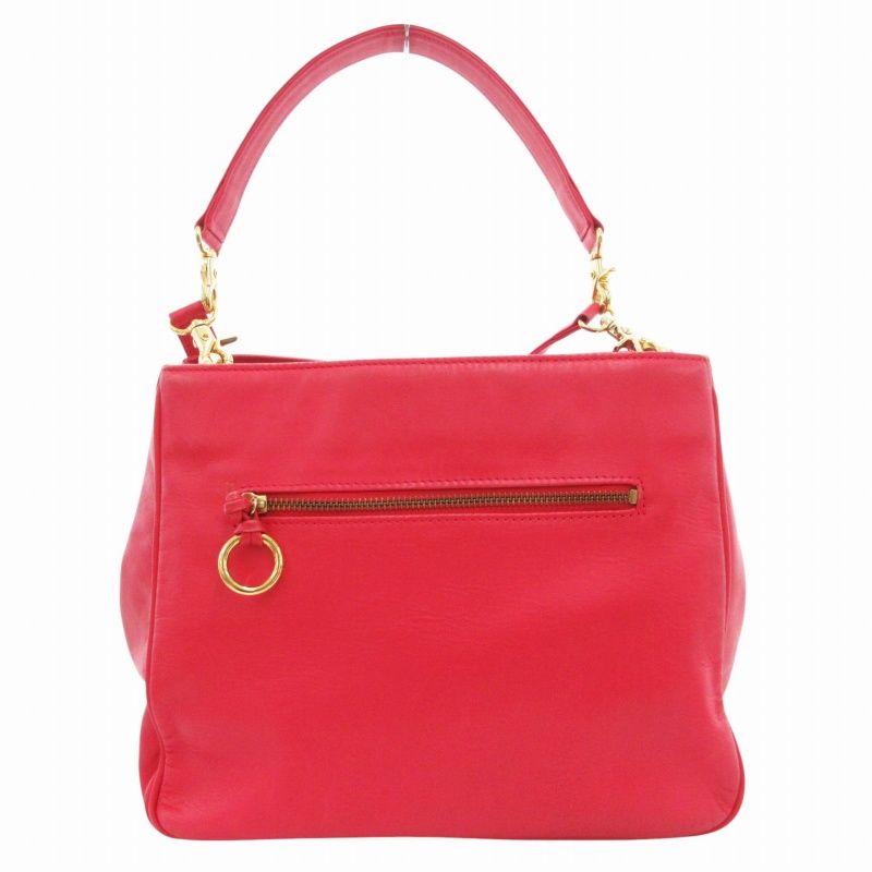 エル ELLE ハンドバッグ ショルダー 2WAY 斜め掛け ロゴ レザー