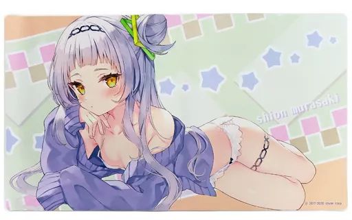 雑貨 単品 紫咲シオン rurudo先生描き下ろしラバーマット バーチャルYouTuber ホロライブ 紫咲シオン 活動二周年記念