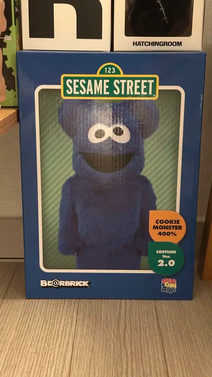 新品　未使用　ベアブリック　セサミストリート　400% BE@RBRICK × SESAME STREET × GELATO PIQUE】 エルモ 400