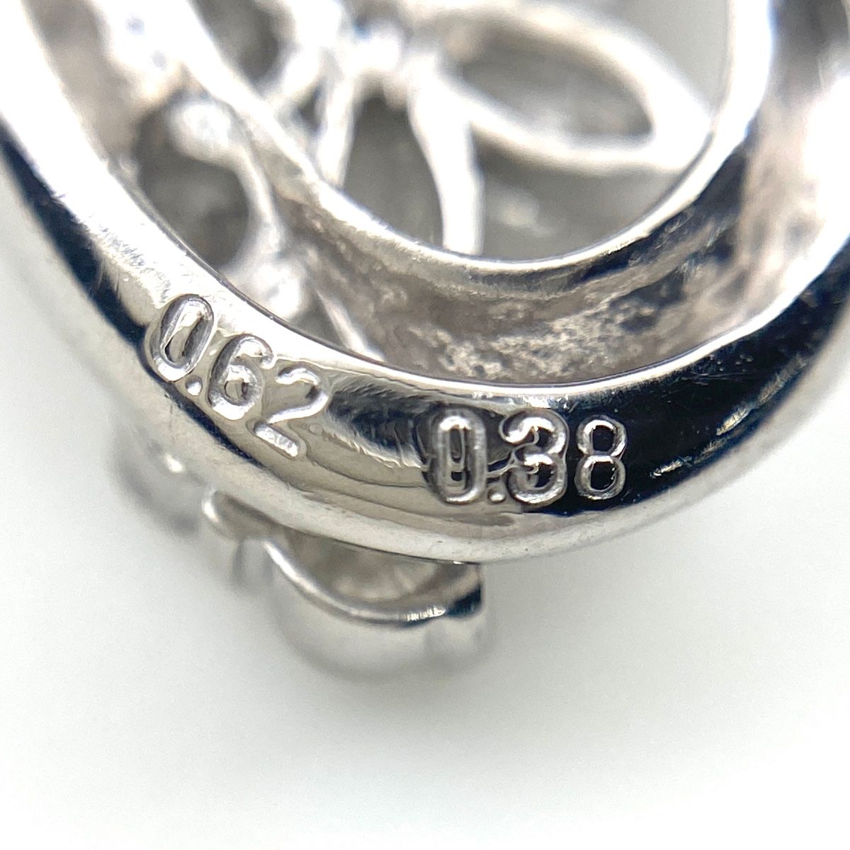 122【天然メレダイヤ0.15ct】PT900ペンダントトップ メレダイヤ デザインペンダントトップ プラチナ ペンダント