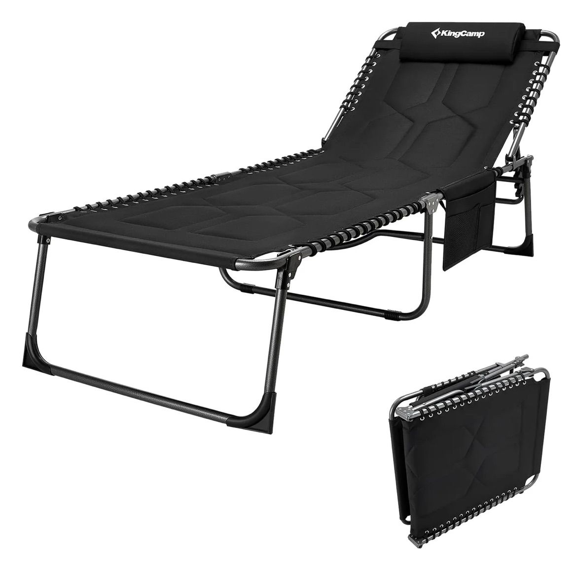 R356 ☀️ 未開封品！ KingCamp リクライニング ビーチチェア 190×59×34 KC2021 R356 ☀️ 未開封品！ KingCamp リクライニング ビーチチェア 190×59