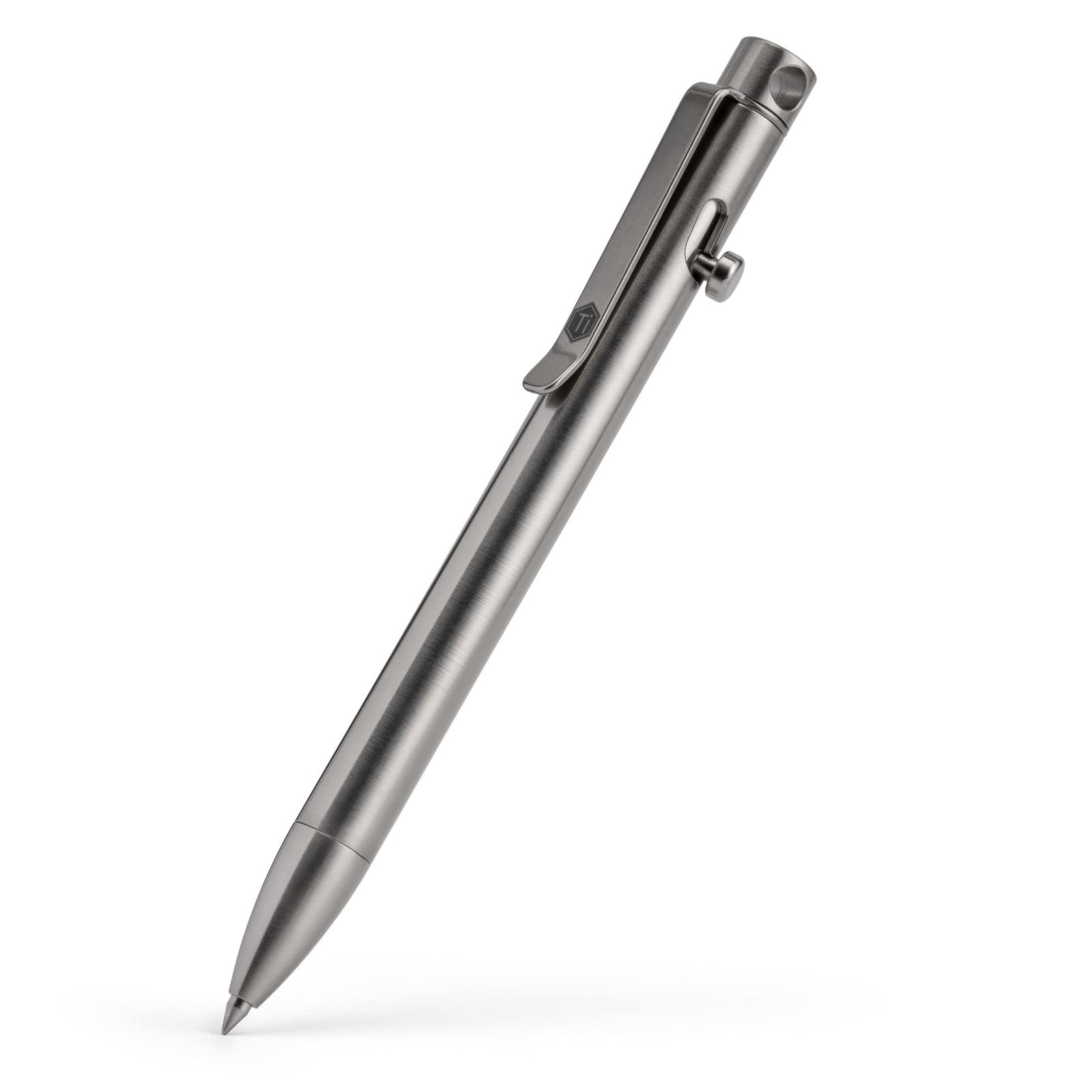 メタル 格納式 ペン ボールペン ペン ポケット EDC 毎日持ち運び用