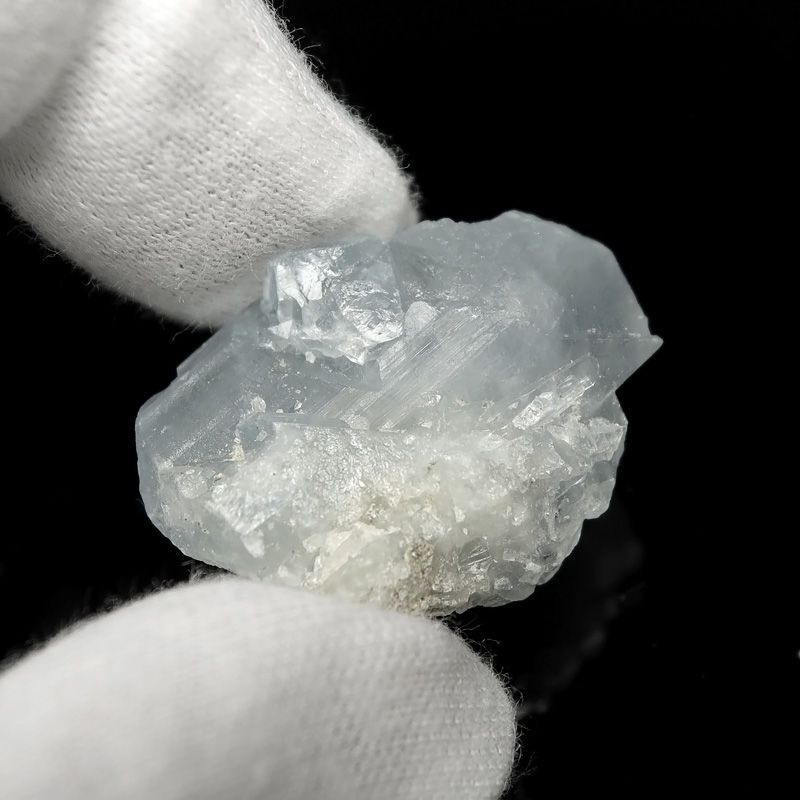 8/25まで⭐︎セレスタイト　マダガスカル産　原石 マダガスカル産 セレスタイト ミニ原石 No.15【1点もの】 / 78-8 SLS