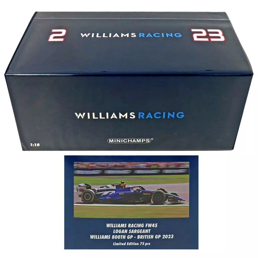 中古】ミニカー 1/18 ウィリアムズ レーシング FW45 ローガン