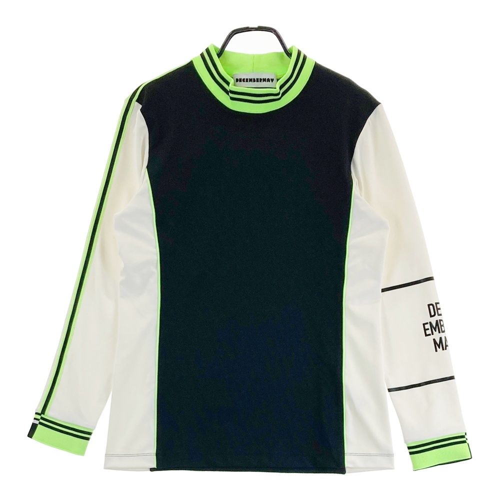 サイズ M DECEMBERMAY ディセンバーメイ ハイネック長袖Tシャツ ブラック系 240101413060 ゴルフウェア メンズ ストスト