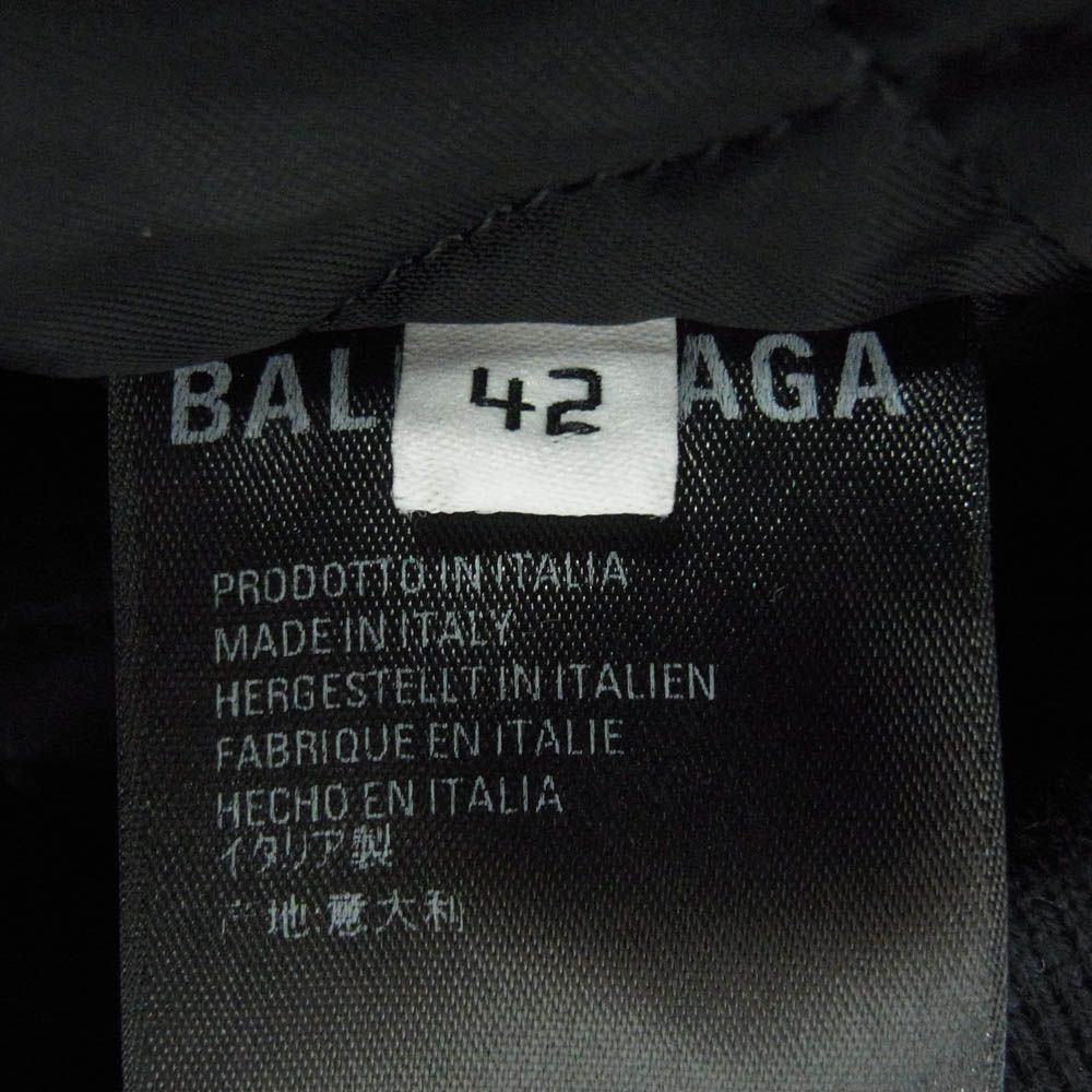 BALENCIAGA バレンシアガ 595226 TGU07 パリフラッグ 袖レザー