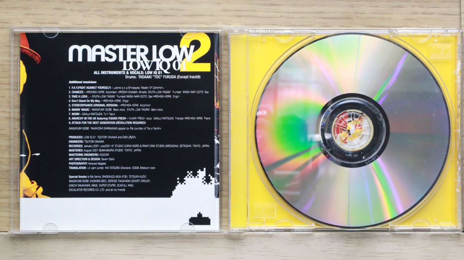 国内盤CD☆ロー・アイキュー・イチ/LOW IQ 01□ Master Low 2 【PX071