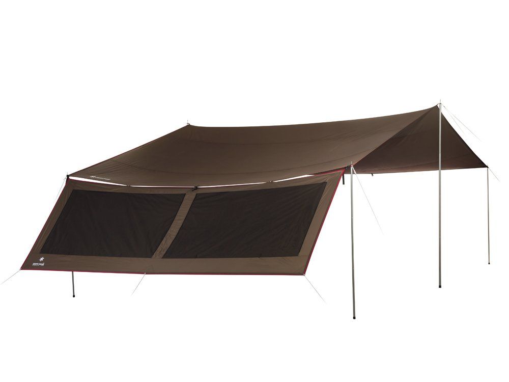 タープエクステンション 4 とTAKIBIタープ オクタ TP-430 スノーピークタープエクステンションテント4グレー タープ