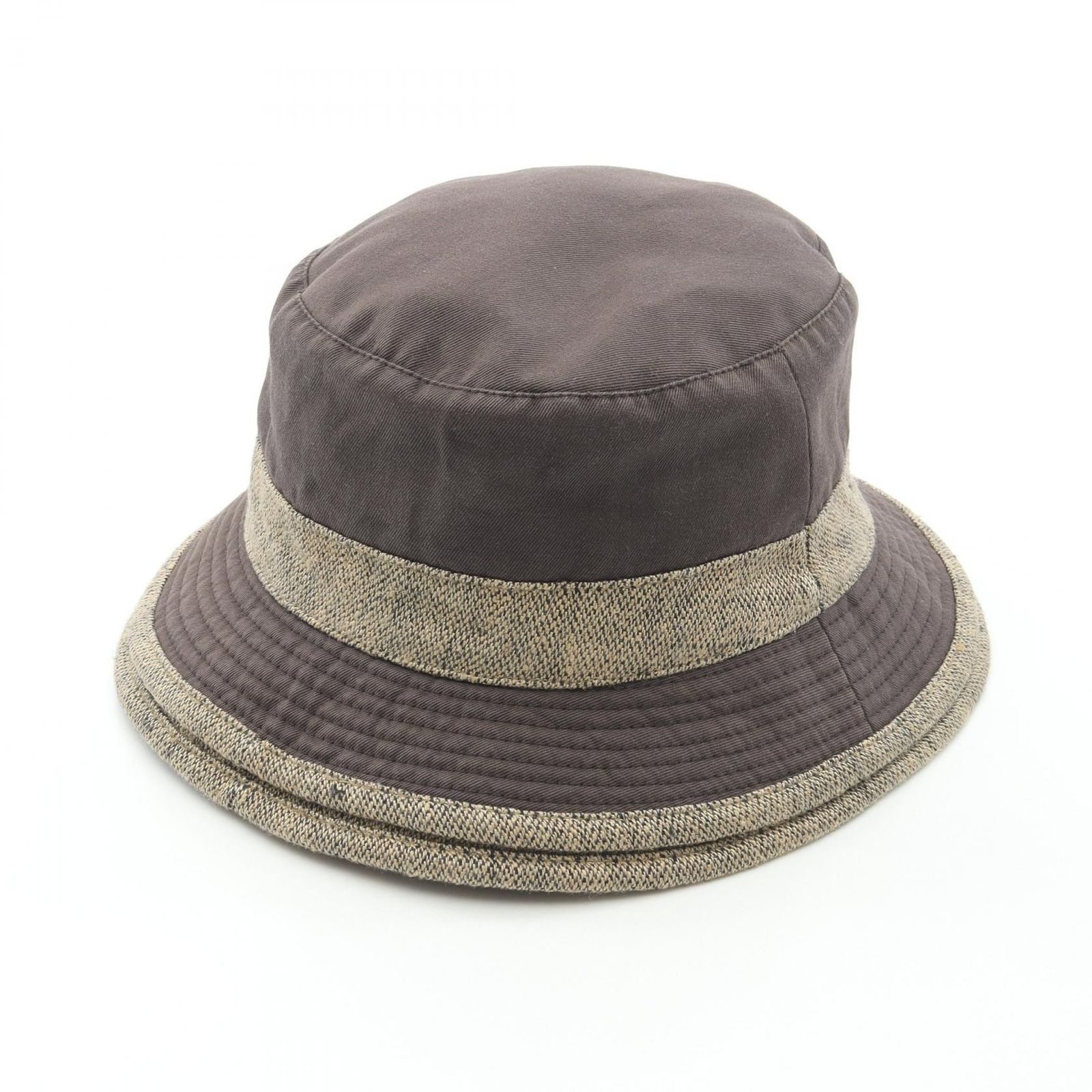 エルメス　ハット　ブラウン　size59 エルメスハットブラウンsize59