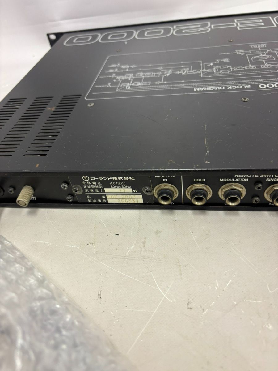 動作品】Roland SDE-2000 デジタルディレイ ラックエフェクター