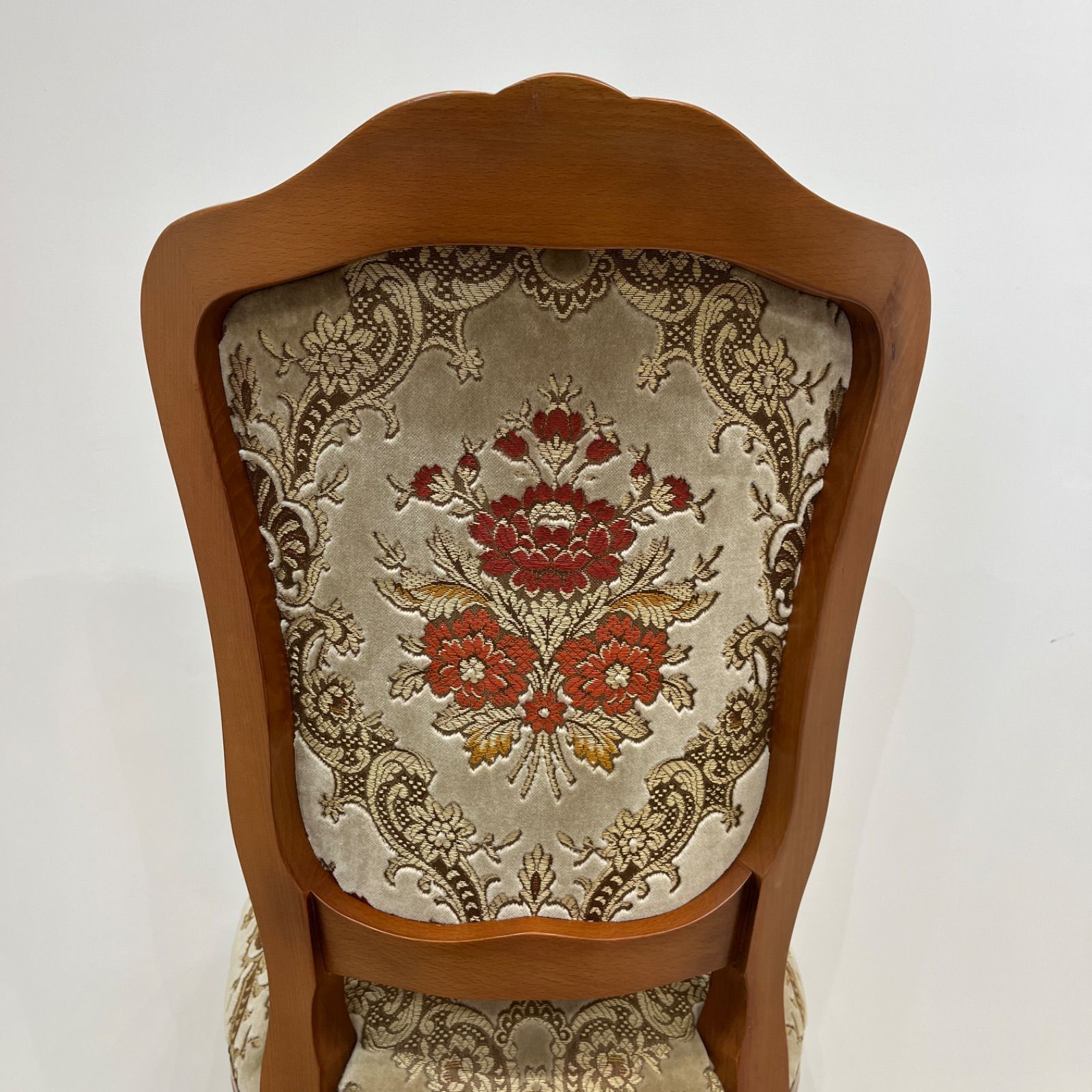 イタリア製 ロココ調 ダイニングチェアー 金華山 2脚セット ビンテージ