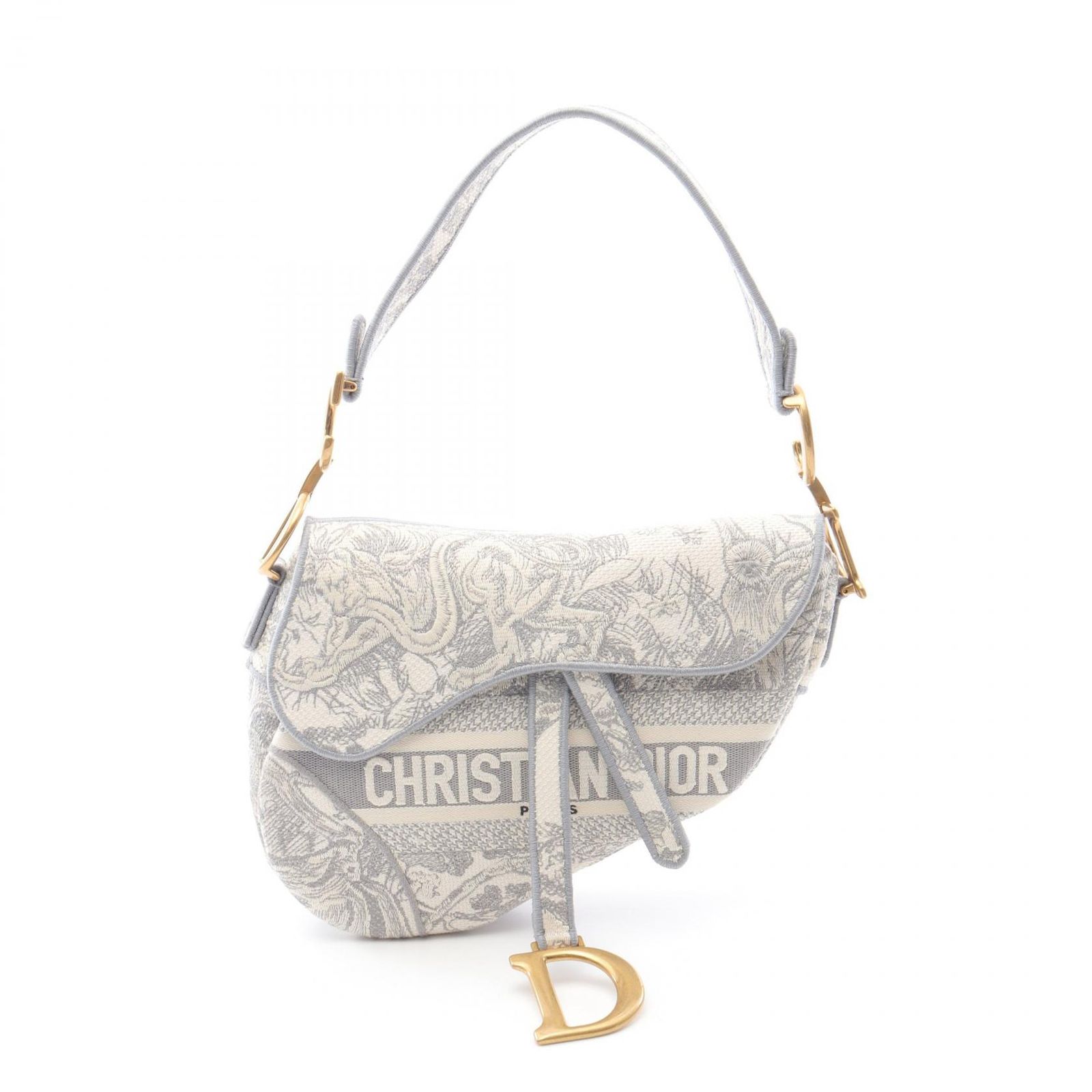 関税負担なし☆DIOR ミニSADDLEサドルバッグショルダーバッグ Dior SADDLE(ディオール サドル) バッグ・カバン(レディース