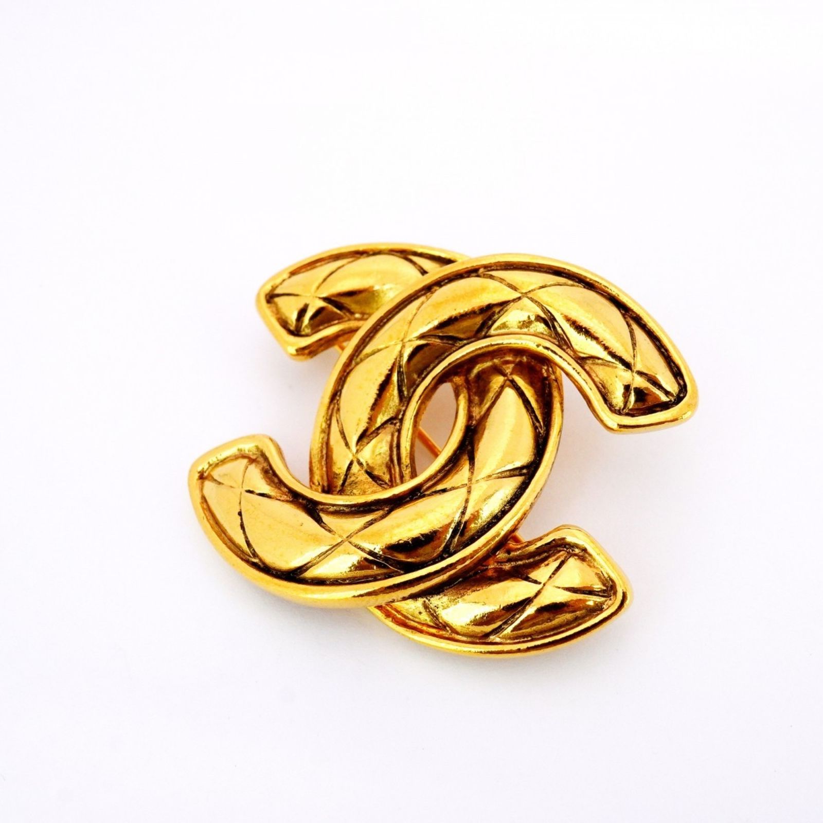 シャネル Chanel シャネル ブローチ ココマーク GPメッキ ゴールドレディース