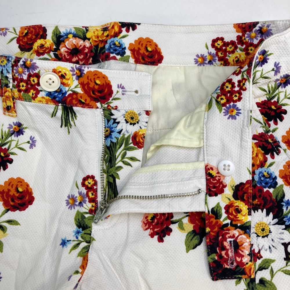 サイズ：1 PEARLY GATES パーリーゲイツ ストレッチ ショートパンツ 花