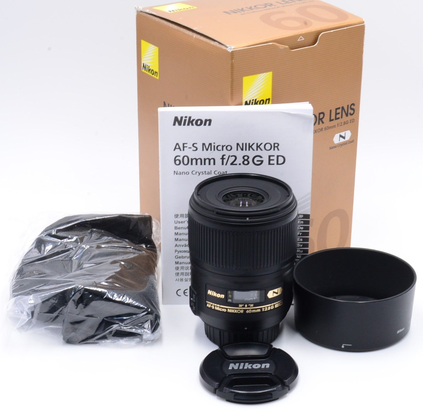 Nikon 単焦点マイクロレンズ AF-S Micro 60mm f/2.8G ED フルサイズ