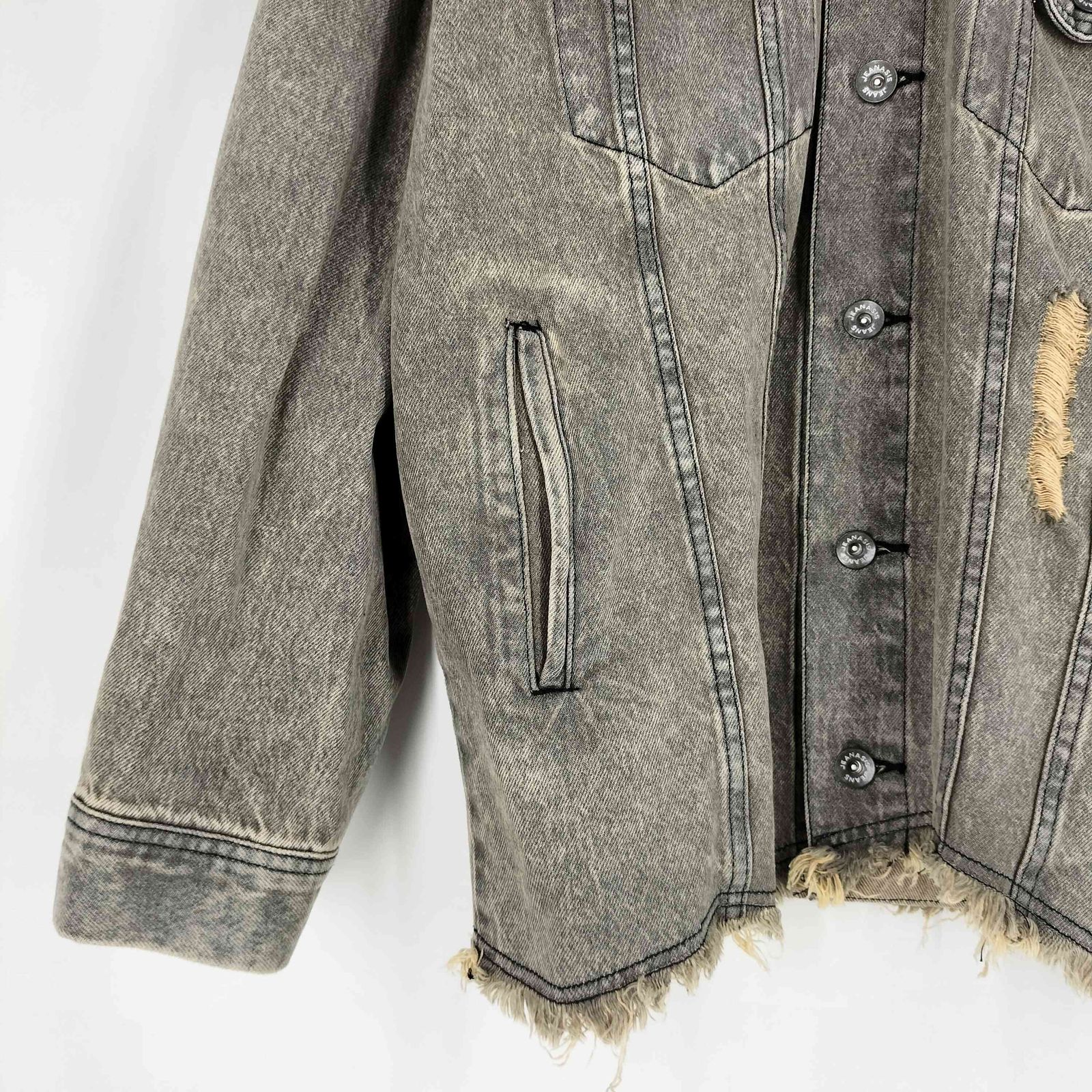 ジーナシス JEANASIS クラッシュルーズGジャン デニムジャケット