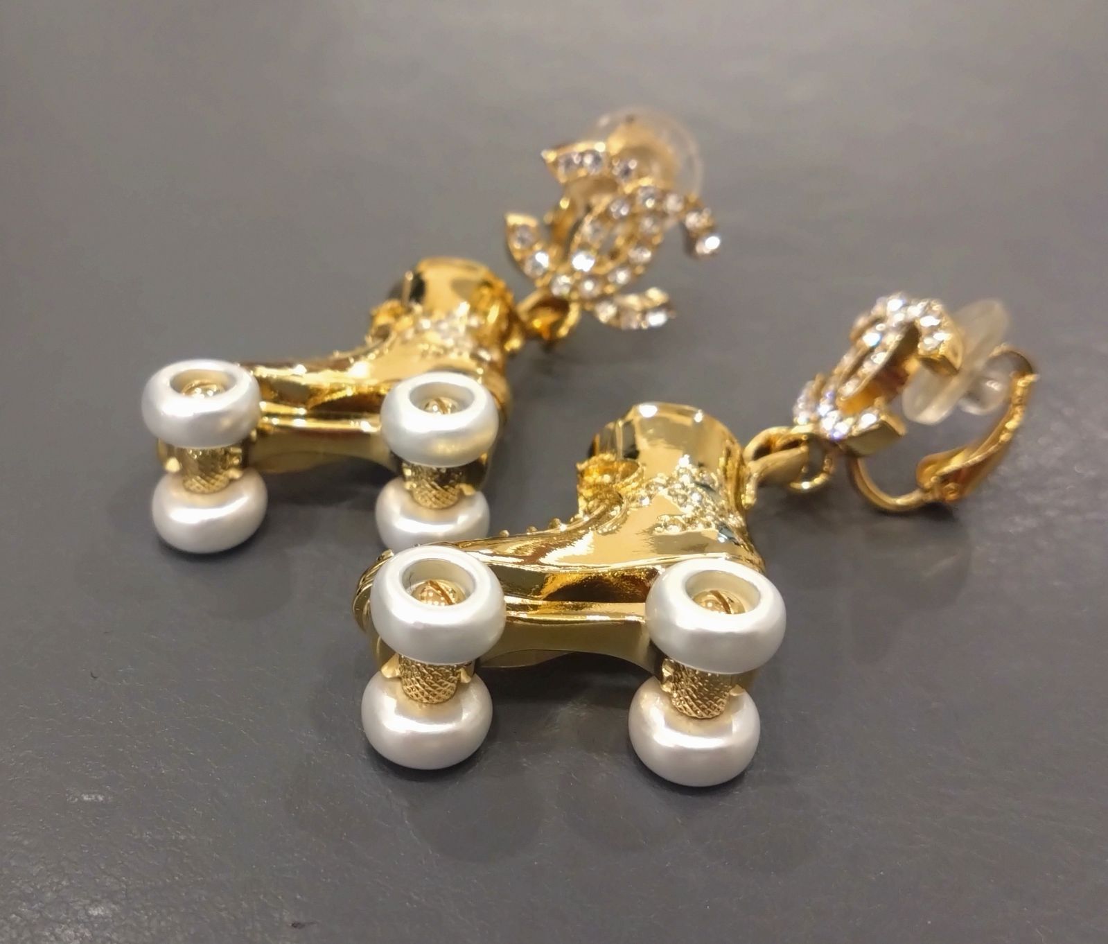 ☆2126 展示級！ CHANEL シャネル ココマーク ローラースケート